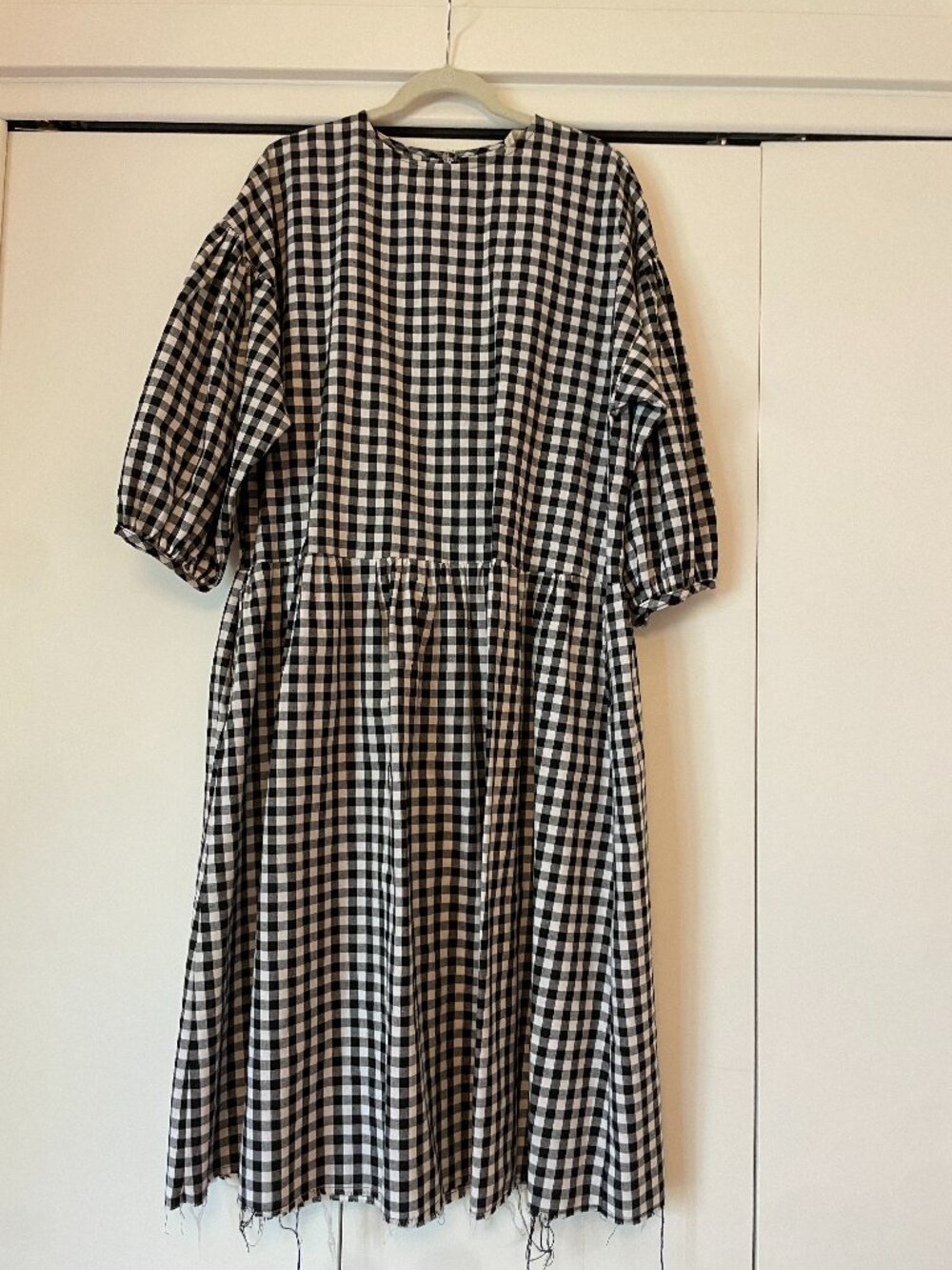 April Meets October gingham dress size M